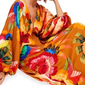 Farm Rio Floral Cashew Dress. Never worn.